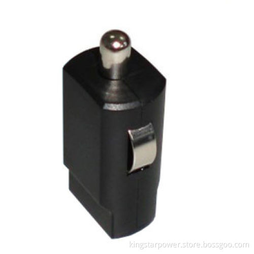 5V/1A mini flat USB car charger, black and white